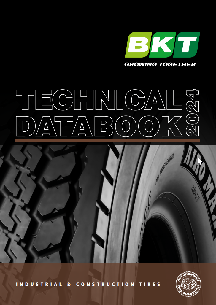 BKT Technical Data Book industrial & construction tire 2024