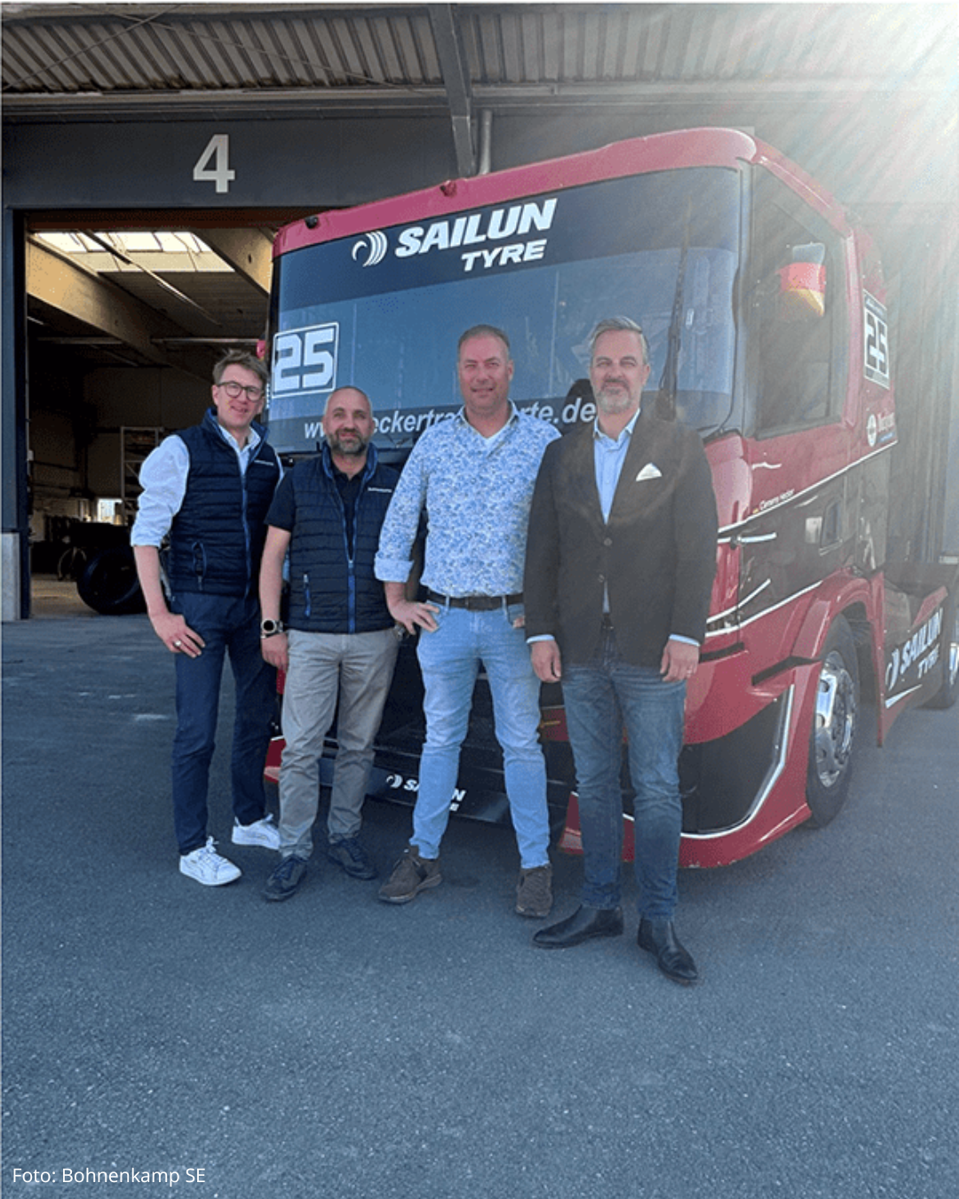SAILUN ar Bohnenkamp atbalstu – Team Hecker oficiālais sponsors